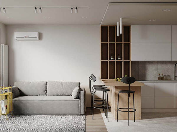 北欧风格案例分享：65㎡小空间公寓设计